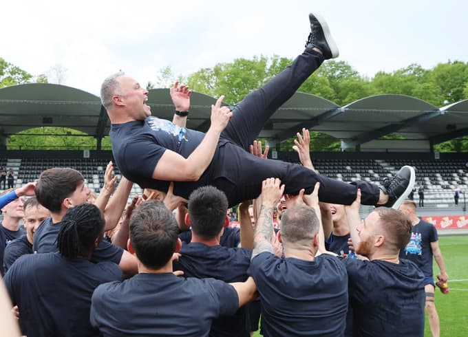 (FOTO) Tretja krona za grofe: Celjani na Fazaneriji rutinirano do naslova prvakov