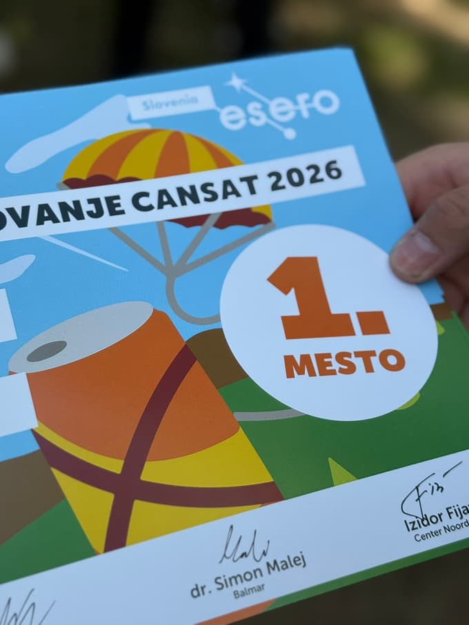 (FOTO) Iz Maribora med zvezde: Dijaki SERŠ pokorili konkurenco in si z lastnim satelitom odprli vrata ESA