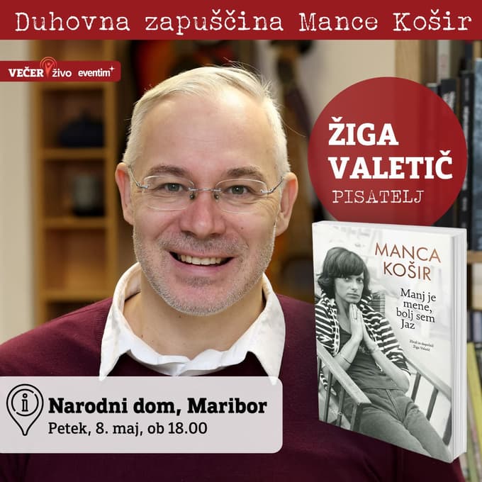Večer o duhovni in intelektualni zapuščini Mance Košir