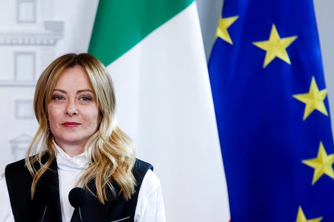 Italijanska premierka Giorgia Meloni