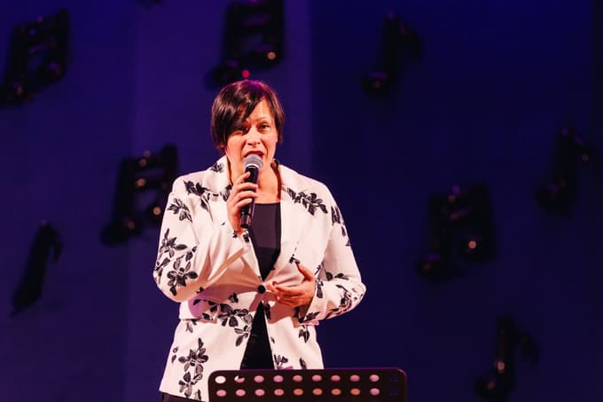 Gostja dobrodelnega koncerta je bila tudi Nuška Drašček.