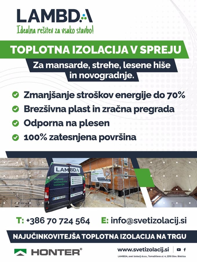 Kako izbrati pravo izolacijo za mansardo, streho ali leseno hišo