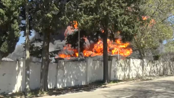 Posledice ukrajinskega napada na rusko naftno rafinerijo v regiji Krasnodar