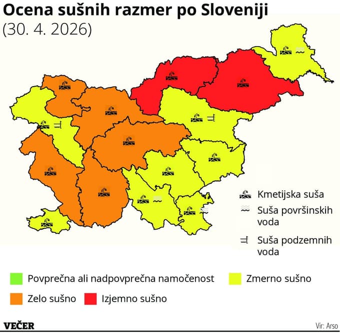 Skrajni ukrep v okolici Maribora: Suša udarila z vso močjo, občina zato prepoveduje aktivnosti!