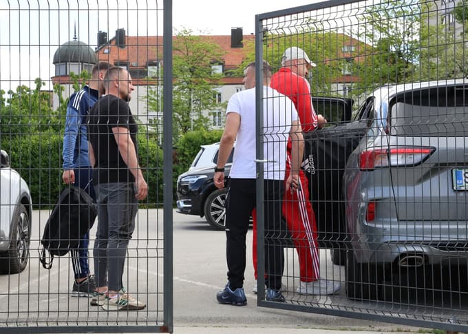 (FOTO) Tako se je od Ljudskega vrta poslovil Feđa Dudić, vijoličasti trenirali pod budnim očesom Cema Basgula