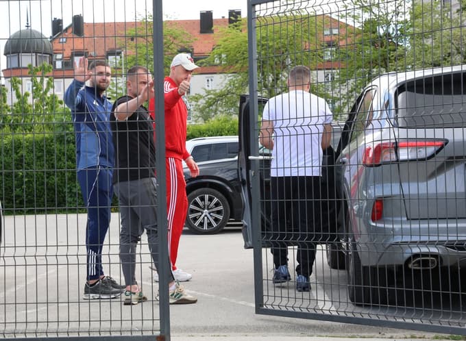 (FOTO) Tako se je od Ljudskega vrta poslovil Feđa Dudić, vijoličasti trenirali pod budnim očesom Cema Basgula
