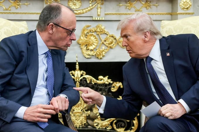 Z Donaldom Trumpom Merz več ni v dobrih odnosih.