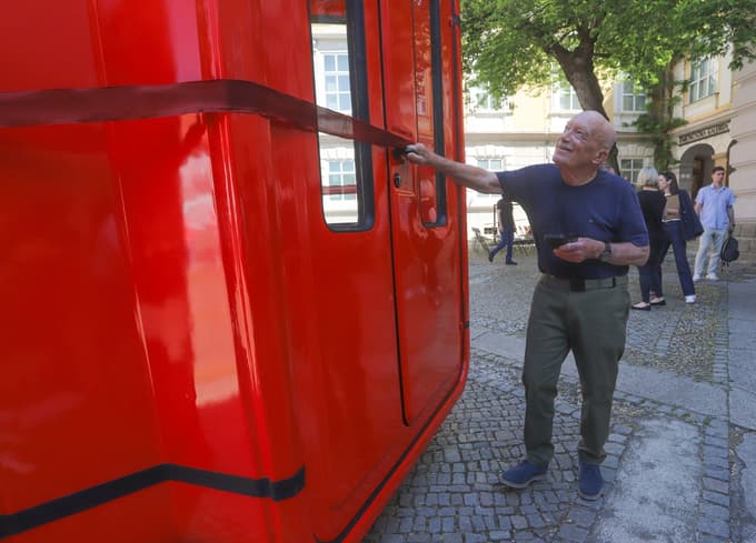 (FOTO) Razstavni eksponat, ki so ga restavrirali bodoči avtoličarji