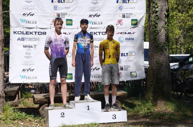 Na vzponu na VN Idrije je Nik Matjaž osvojil drugo mesto.