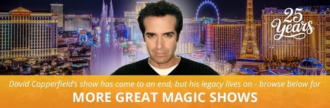 David Copperfield - konec nastopanja v MGM Grandu. 