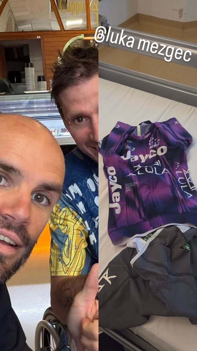 (FOTO) Po hudi nesreči se je oglasil Robert Kranjec, obiskal ga je športni prijatelj