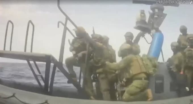 Izraelski vojaki ob vdoru na barko flotile