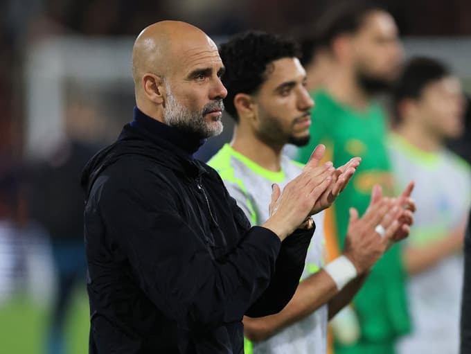 Trener Manchester Cityja Pep Guardiola 