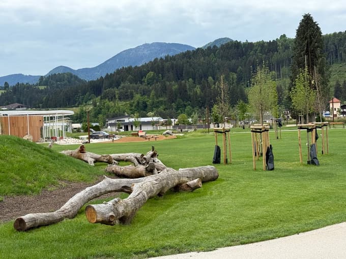 (FOTO) Prevalje dobivajo Park Jezero, novo srce kraja