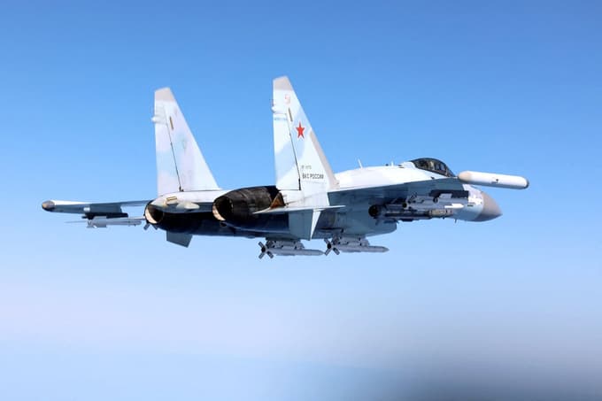 Su-35. Fotografija je ilustrativna.