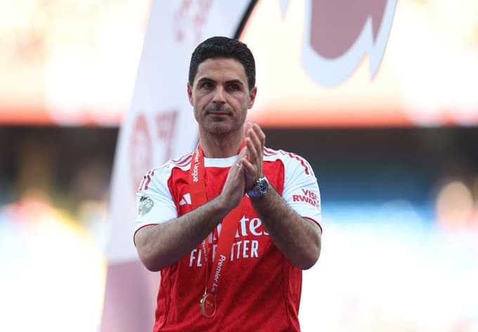 Trener Arsenala Mikel Arteta