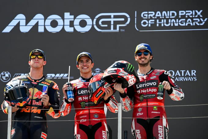 (FOTO) Marc Marquez na Madžarskem do jubilejne 100. zmage