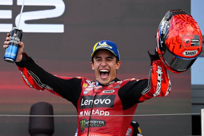 (FOTO) Marc Marquez na Madžarskem do jubilejne 100. zmage