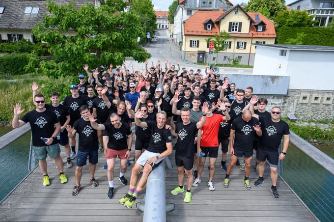 Tek ob Dravi povezal študente, zaposlene in skrb za zdravje