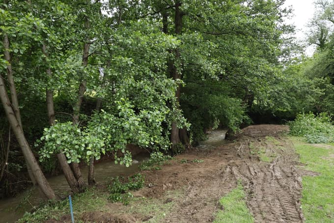 (FOTO) V Žetalah se po katastrofalnem neurju stanje umirja: Gasilci ponoči brez intervencij