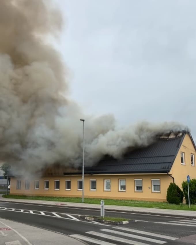 Požar na Ptuju