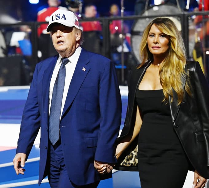 (FOTO) Vsi pogledi so bili uprti v Melanio Trump, a pozornost je pritegnilo še nekaj drugega