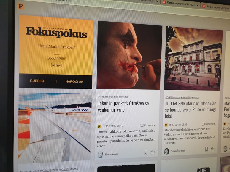 Glavna fotografija članka:Ni za klike, Fokuspokus je za naročnike