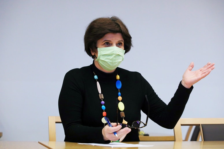 Županja Vlasta Krmelj: "Želimo biti najbolj zdrava občina predvsem po indikatorjih gibanja, celotno občino želimo povezati in vse občane vključiti v gibanje." Foto: Andrej PETELINŠEK