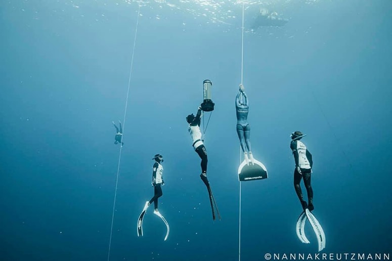 Alenka Artnik tik pred vrnitvijo na gladino ob rekordnem potopu v Šarm El Šejku Foto: Facebook