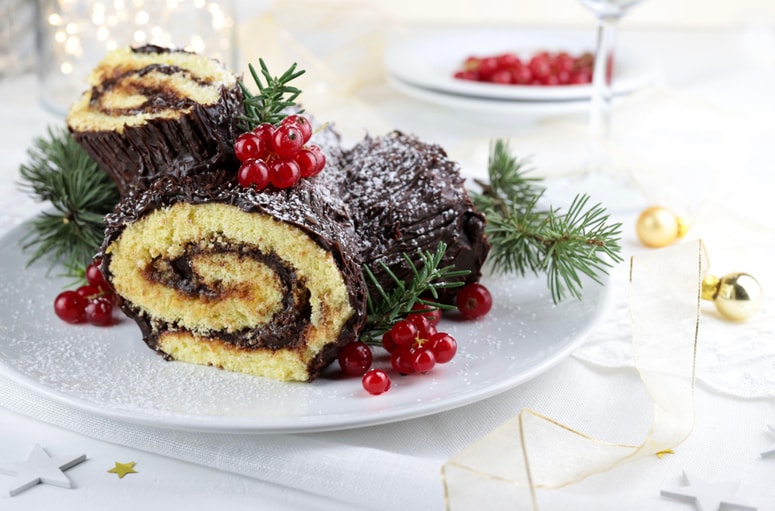Glavna fotografija članka:Buche de Noël - božični panj