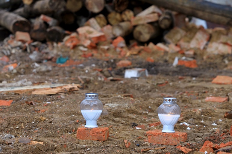 Petrinja po prvem, rušilnem potresu. Fotografija je ilustrativna.