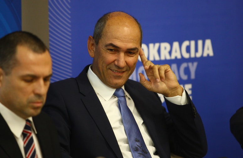 Dejan Kaloh in Janez Janša