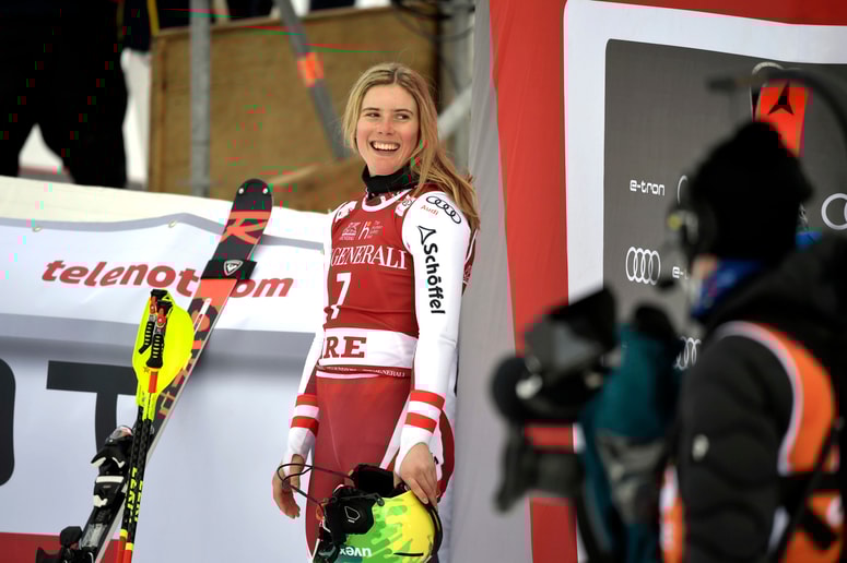 Glavna fotografija članka:Liensbergerjeva do zmage, Slokarjeva in Bucikova slabše kot v petek