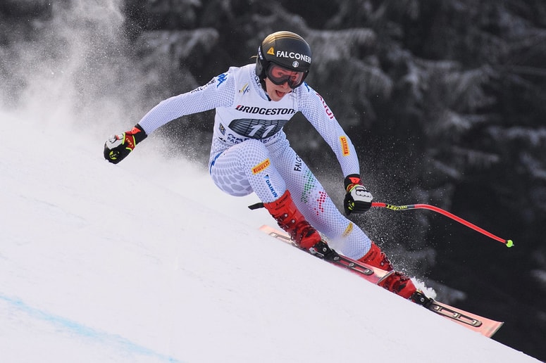 Glavna fotografija članka:V Lenzerheideju brez smuka, mala kristalna globusa Goggii in Feuzu