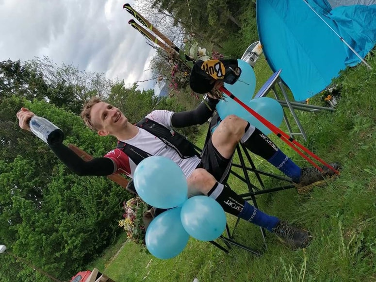 Glavna fotografija članka:(FOTO) Everesting uspel, Prevaljčan Jon Lihteneger Vidmajer devetkrat zapored na Uršlji gori