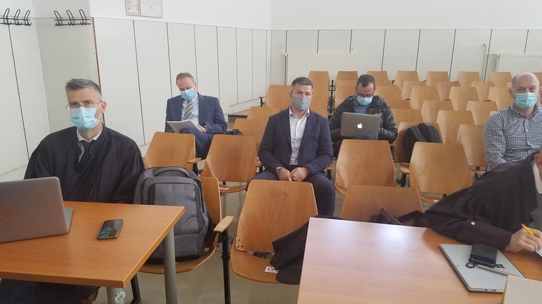 Uroš Rotnik v svojem tretjem kazenskem postopku v zadevi Teš na celjskem sodišču 