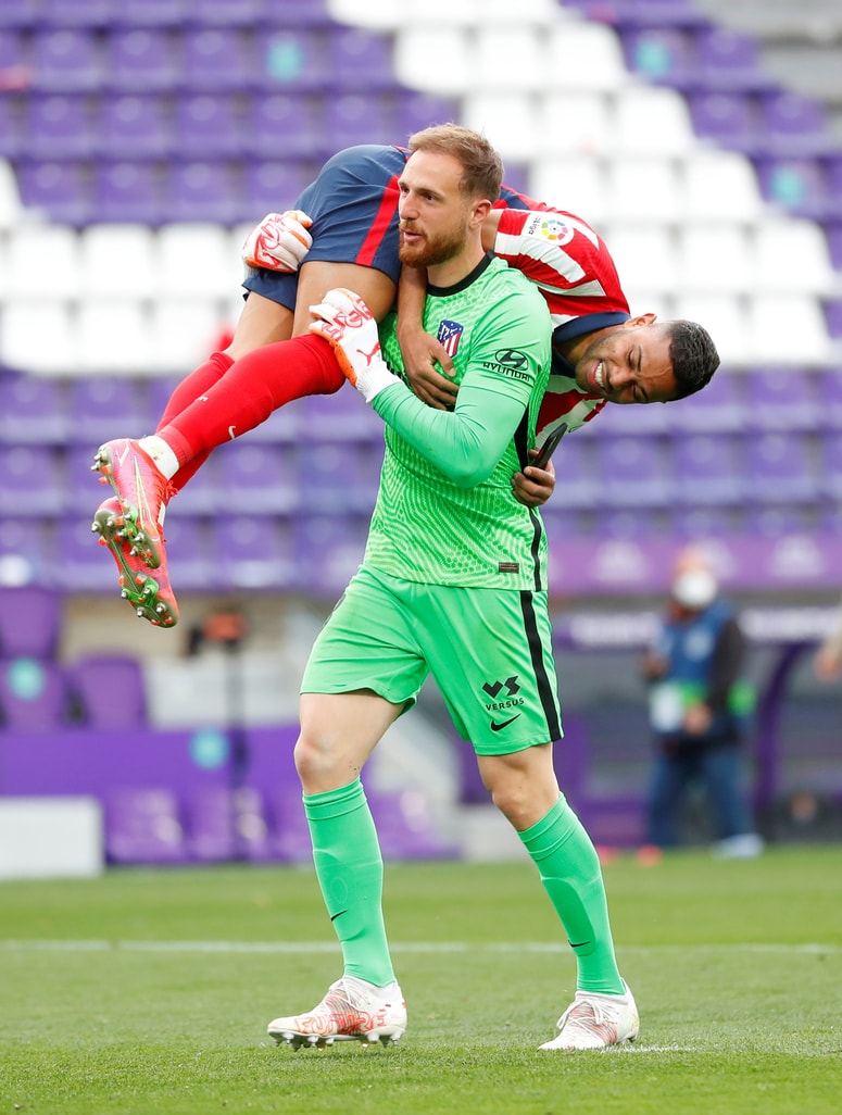 Na ramenih Jana Oblaka je šel Atletico do konca. Foto: Reuters