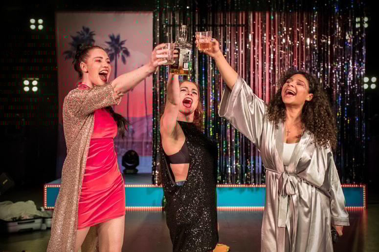 Zagotovo je bila komična drama izbrana z mislijo na sijajne mlade igralke, Mašo Grošelj, Beti Strgar in Lino Akif. 