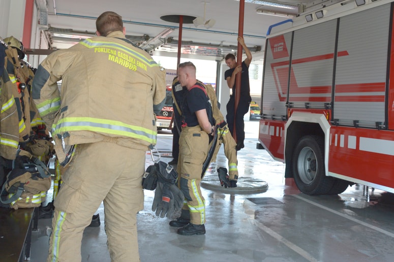 Državno gasilsko tekmovanje, ki poteka v Celju in si ga je ogledal tudi Tonin, je hkrati generalka za gasilsko olimpijado. (Fotografija je simbolična). 