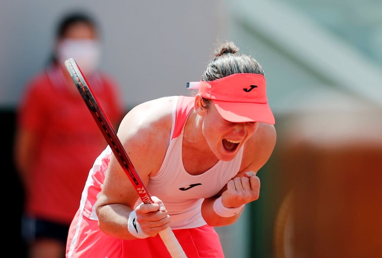 Glavna fotografija članka:(FOTO) "V tretjem nizu sem se počutila vse bolje in na koncu zmagala." Tamara Zidanšek v polfinalu odprtega prvenstva Francije!