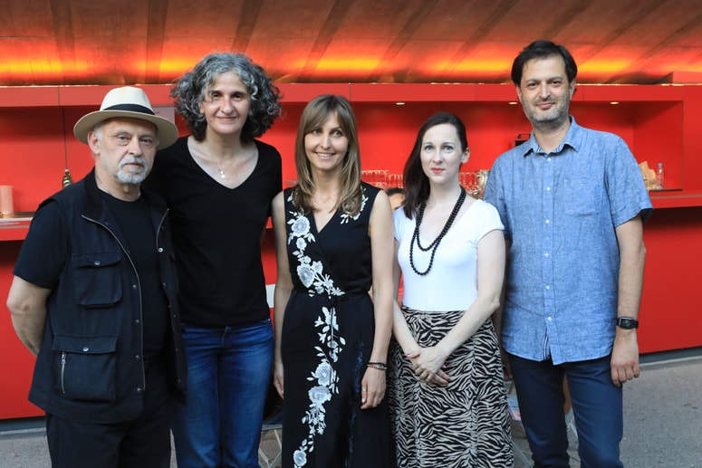 Feri Lainšček, Nataša Velikonja, Miljana Cunta, Kristina Kočan in David Bedrač 