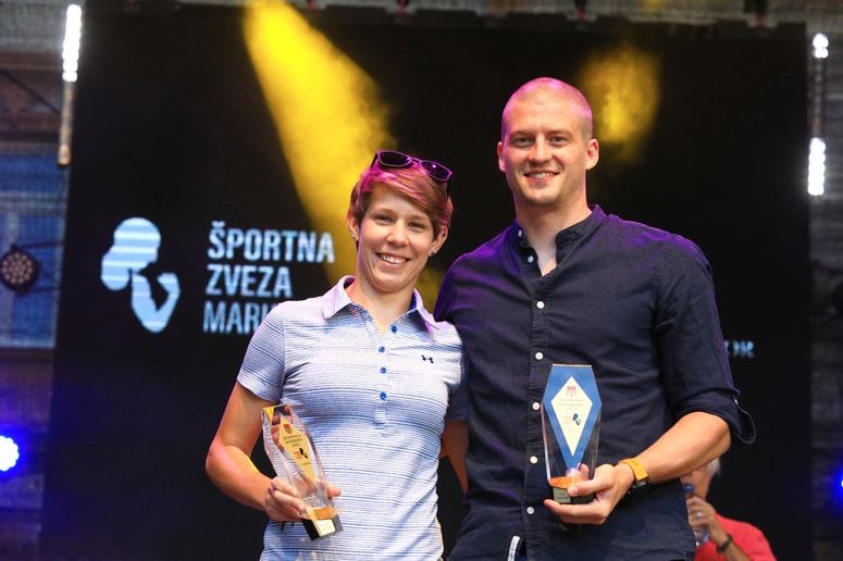 Športnika Maribora 2020 Monika Hrastnik in Ivan Trajković
