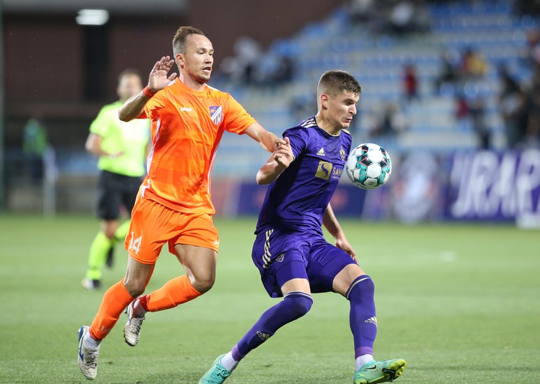 Glavna fotografija članka:(FOTO) Vijoličasti Urartu še drugič premagali z minimalno prednostjo, tudi tokrat strelec novinec