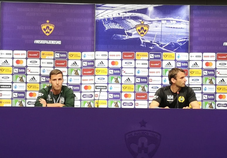 Kapetan švedskih pokalnih prvakov Jeppe Andersen in trener Miloš Milojević. 