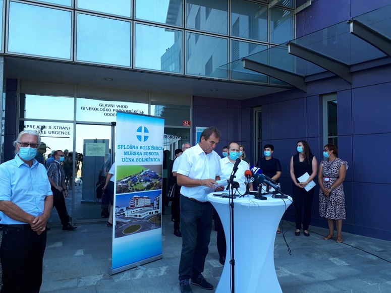 Obisk ministra za zdravje Janeza Poklukarja v Splošni bolnišnici Murska Sobota 