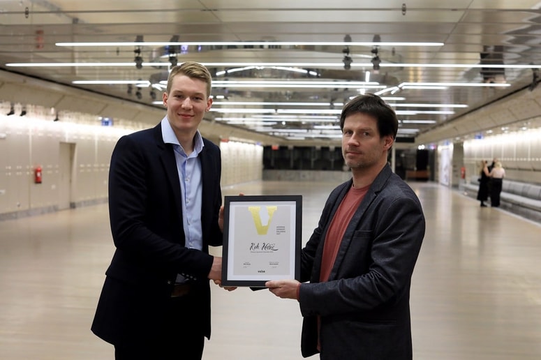 Mlademu legionarju smo čestitali in predali priznanje v Cankarjevem domu. Foto: Robert BALEN
