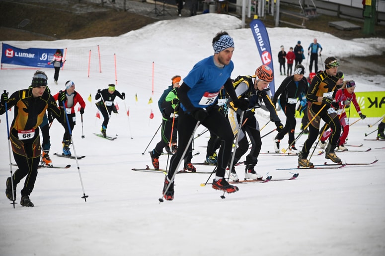 Glavna fotografija članka:Državno prvenstvo v turnem smučanju na Pohorju. V drugo slavil Luka Kovačič
