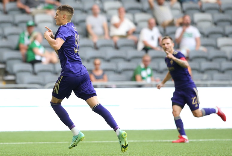 Nino Žugelj je dosegel edini gol za Maribor.