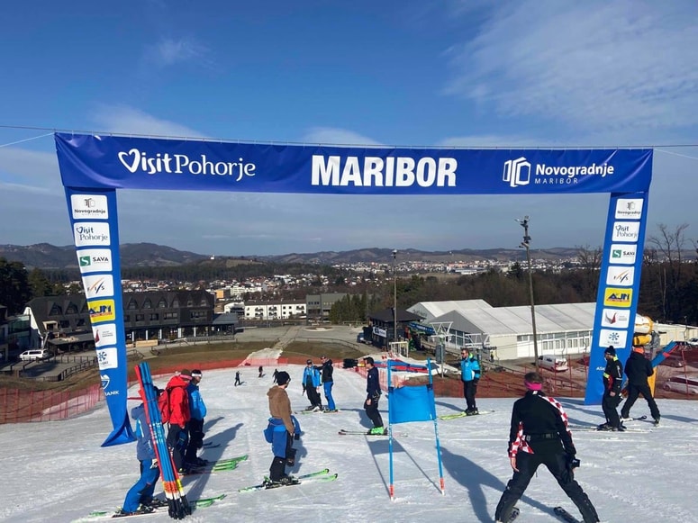 Tekme evropskega pokala v alpskem smučanju za ženske v Mariboru. (foto: Ask Branik)

