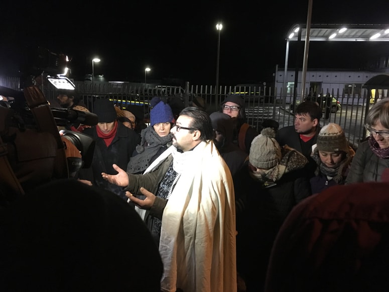 Ahmad Shamieh pred azilnim domom na Viču